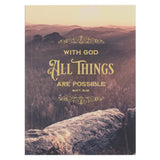 With God All Things Are Possible Notebook