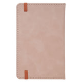 Trust Pink Faux Leather Notebook with Elastic Closure