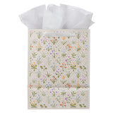 A Mother's Love Is Always in Bloom Portrait Gift Bag with Gift Tag