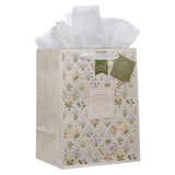 A Mother's Love Is Always in Bloom Portrait Gift Bag with Gift Tag