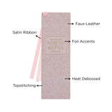 May the Lord Bless You and Keep You Pink Faux Leather Bookmark