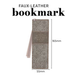 He Said to Me, My Grace Is Sufficient for You Faux Leather Bookmark