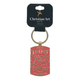 Those Who Trust in the Lord Will Renew Their Strength Metal Keychain