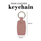 Trust in the Lord Pink Faux Leather Keychain