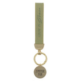 Grow in Grace Faux Leather Wristlet Keychain with Charm