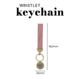 Trust in the Lord Faux Leather Wristlet Keychain with Charm