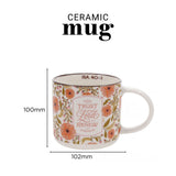Those Who Trust in the Lord Floral Ceramic Mug