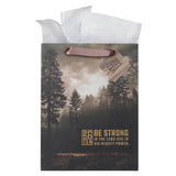 Be Strong in the Lord Portrait Gift Bag with Gift Tag