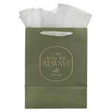 I Am with You Always Portrait Gift Bag with Gift Tag