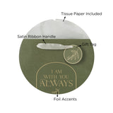 I Am with You Always Portrait Gift Bag with Gift Tag