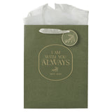 I Am with You Always Portrait Gift Bag with Gift Tag