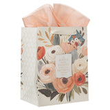 Be Joyful in Hope, Patient in Affliction Portrait Gift Bag with Gift Tag