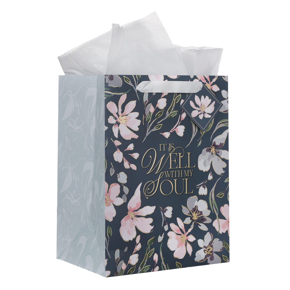 It Is Well with My Soul Portrait Gift Bag with Gift Tag