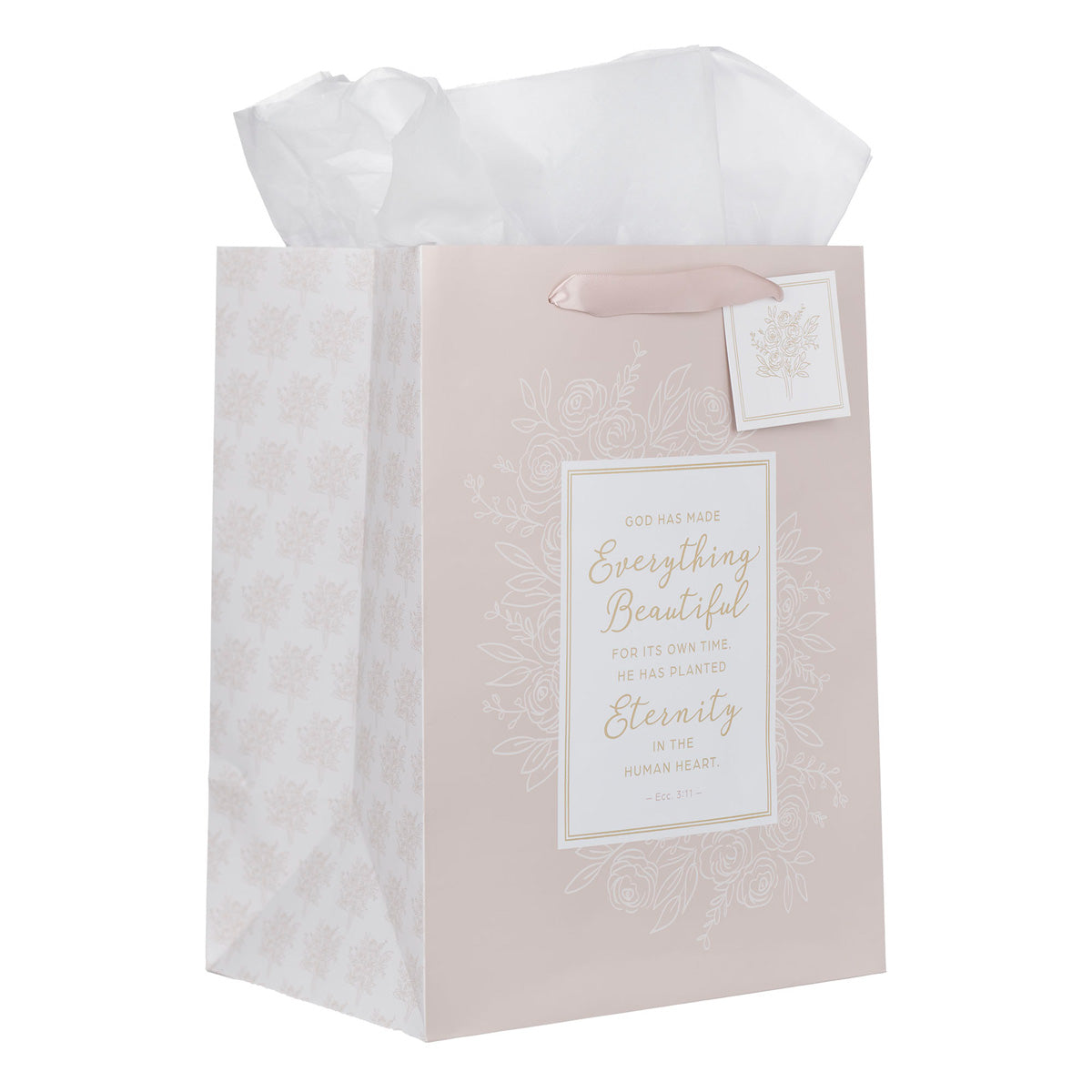 Everything Beautiful Portrait Gift Bag with Gift Tag
