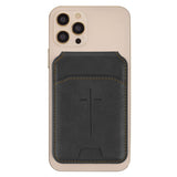 Cross Black Magnetic Faux Leather Phone Wallet