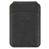 Cross Black Magnetic Faux Leather Phone Wallet