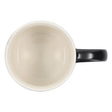 A Man's Heart Plans His Way But the Lord Directs His Steps Black Ceramic Mug