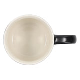 A Man's Heart Plans His Way Black Ceramic Mug