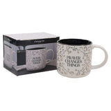 Prayer Changes Things White Ceramic Mug with Black Interior