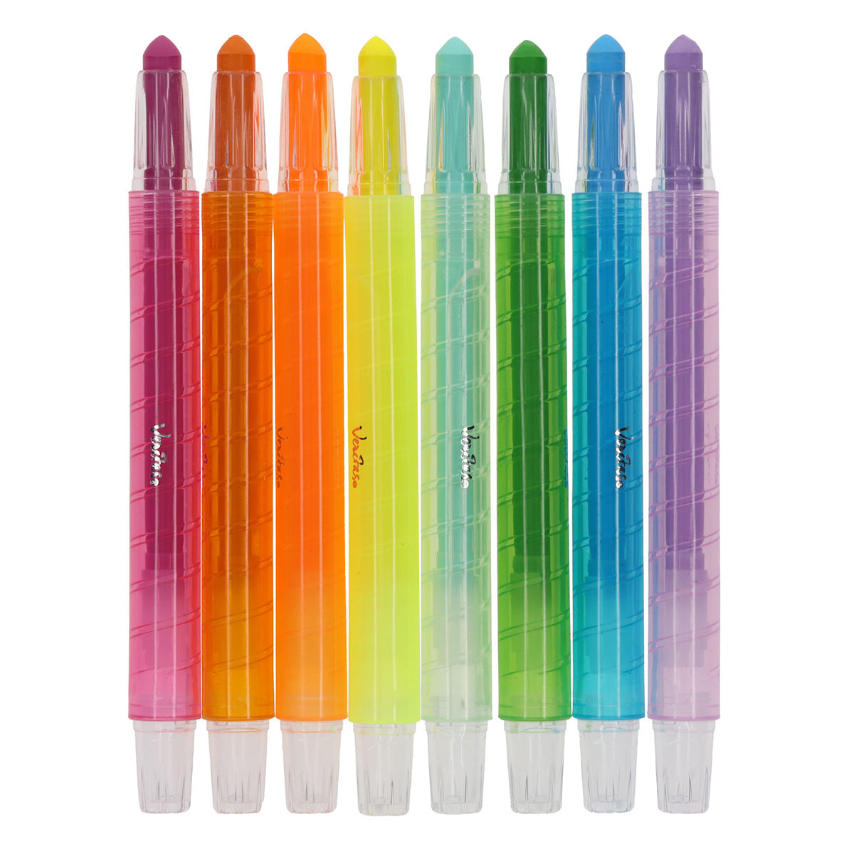 Veritas Crayon-Type Twist-Up Eight-Piece Highlighter Set – CUM Books