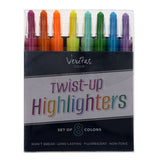 Veritas Twist-Up Eight-Piece Highlighter Set