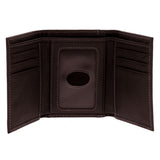 Celtic Cross Brown Genuine Leather Wallet