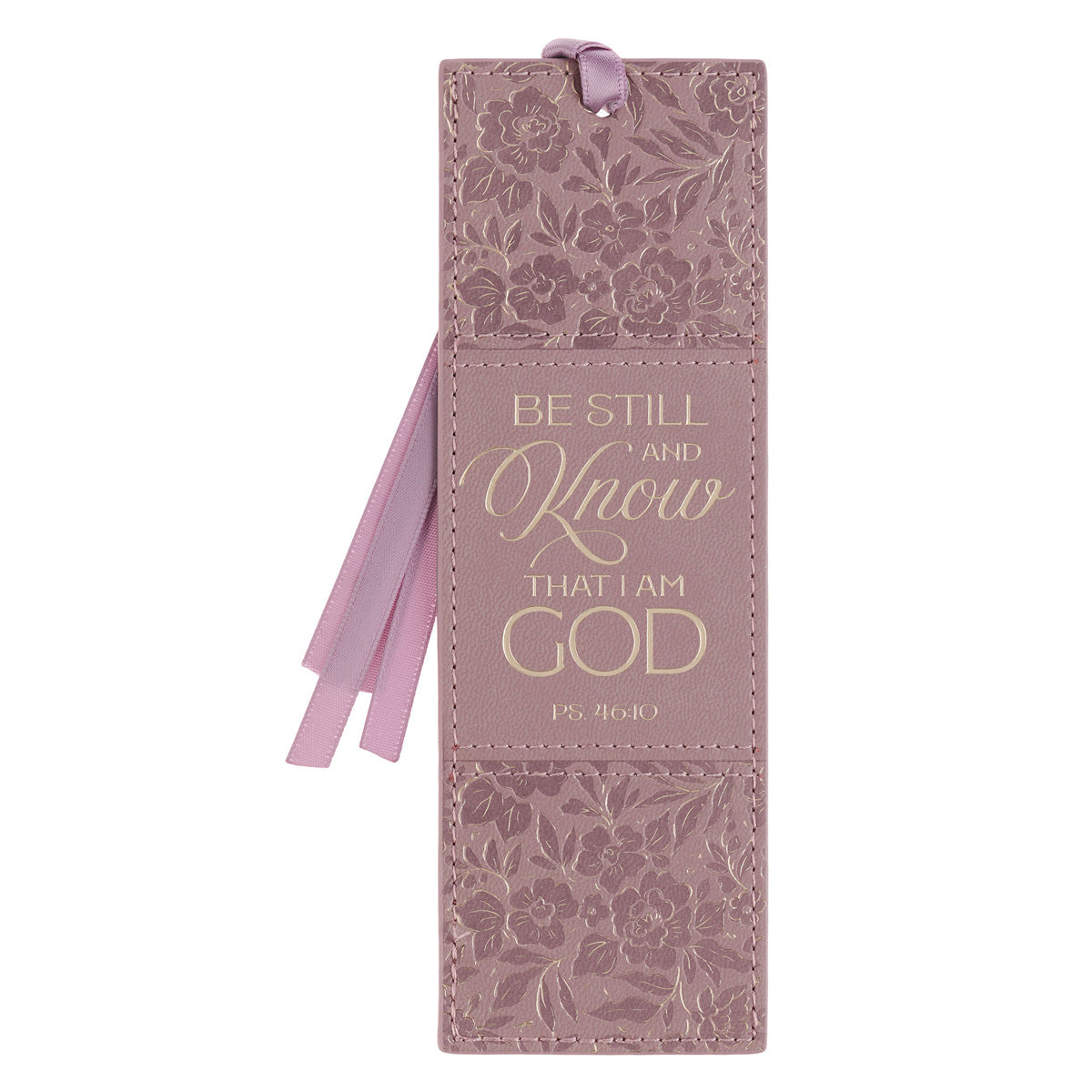 Be Still and Know That I Am God Faux Leather Bookmark