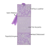 Trust in the Lord with All Your Heart Faux Leather Bookmark