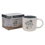 God Is Good All the Time Ceramic Mug with Teal Interior