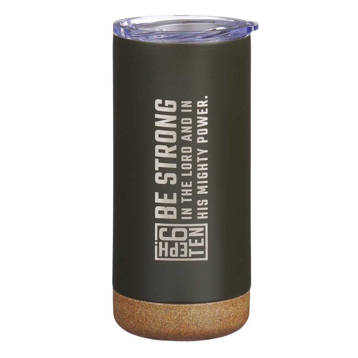 Be Strong in the Lord and in His Mighty Power Stainless Steel Travel Mug