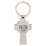 Celtic Cross Metal Keychain