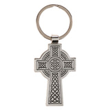 Celtic Cross Metal Keychain