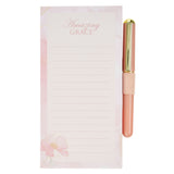 Amazing Grace Magnetic Notepad with Pen