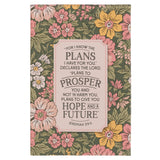 Hope and a Future Floral Hardcover Notepad