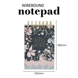It Is Well with My Soul Floral Three-Layer Wirebound Notepad