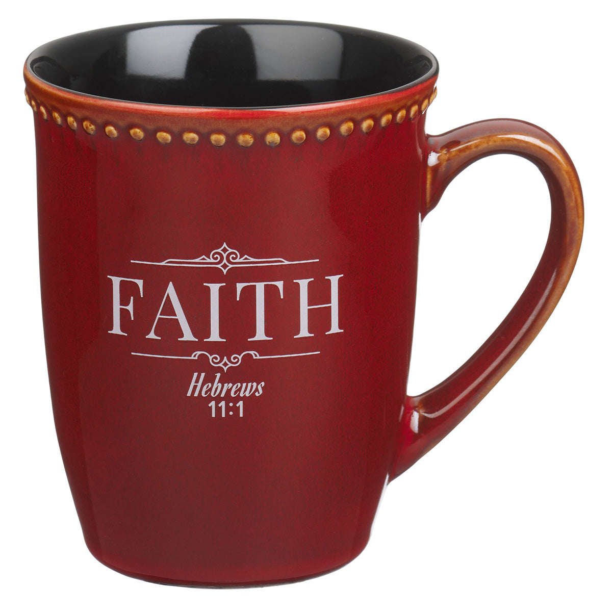 Faith Hope Grace Trust Four-Piece Ceramic Mug Set