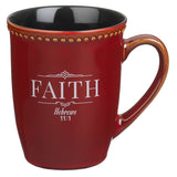 Faith Hope Grace Trust Four-Piece Ceramic Mug Set