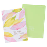 Courage Dear Heart Citrus Leaves Two-Piece Notebook Set