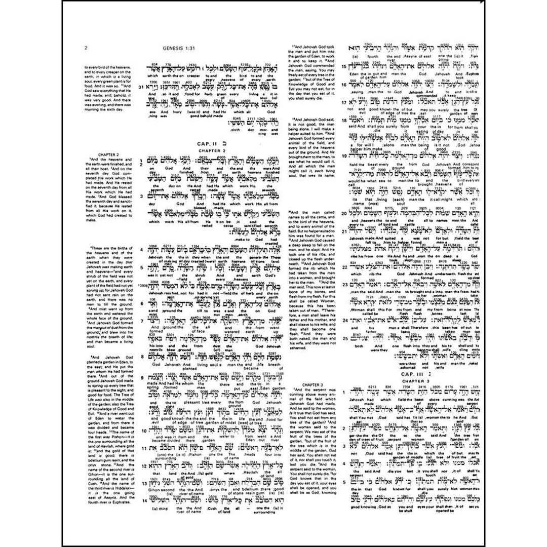 Interlinear Bible Hebrew-Greek-English (Hardcover)