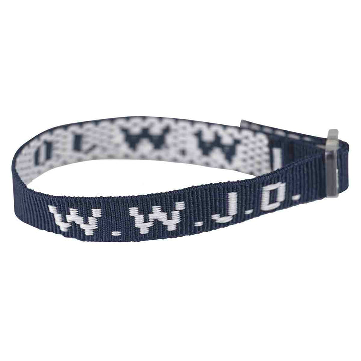 What Would Jesus Do Blue (Wriststrap)