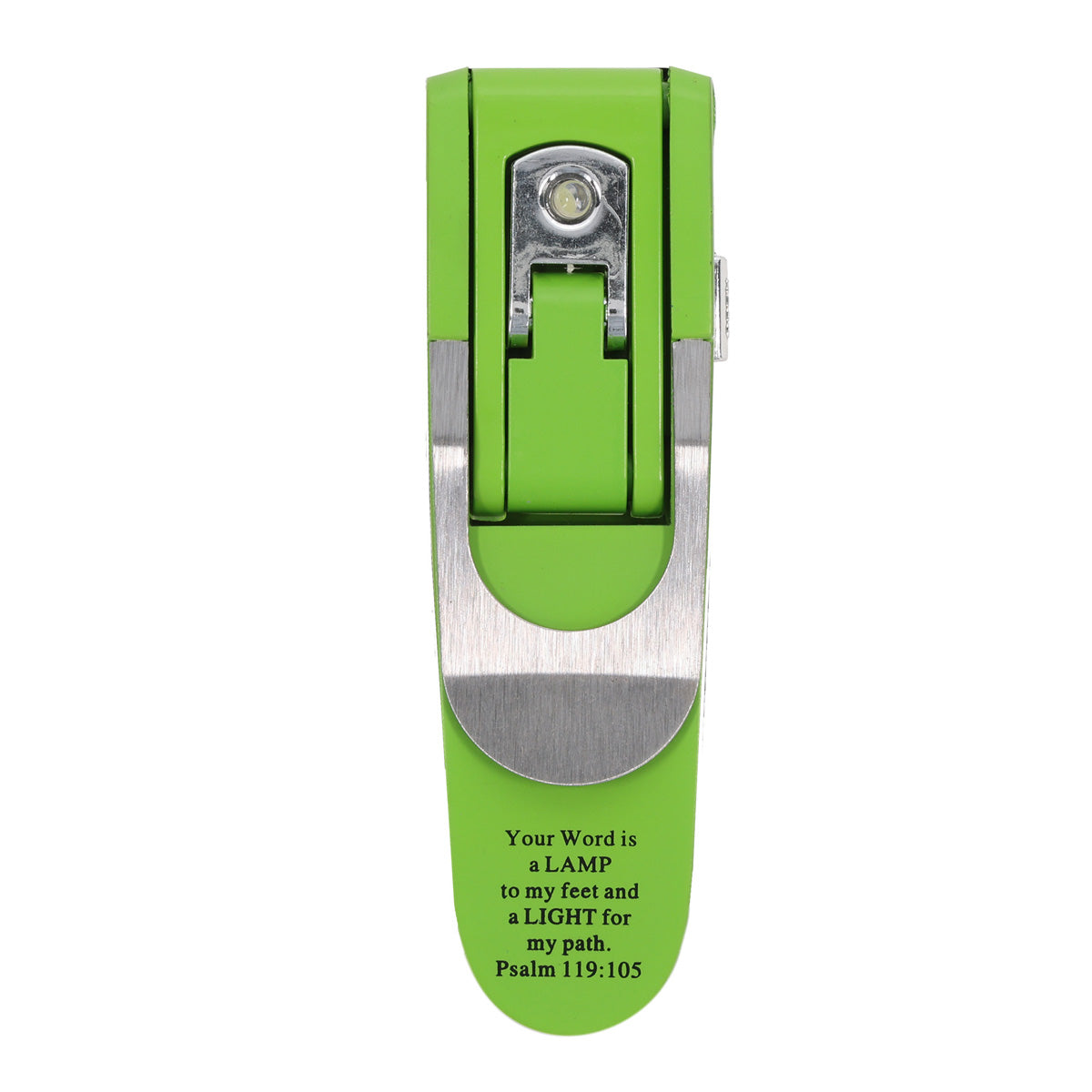 Psalm 119:105 Your Word Is A Lamp Green Hydraulic Book Light