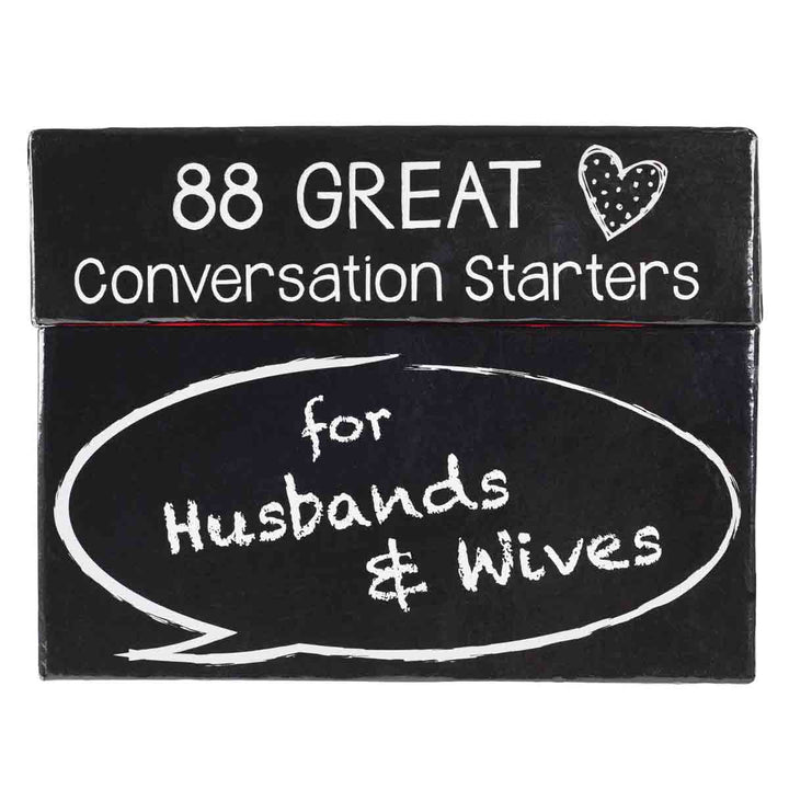 88 Great Conversation Starters For Husbands And Wives (Boxed Cards)