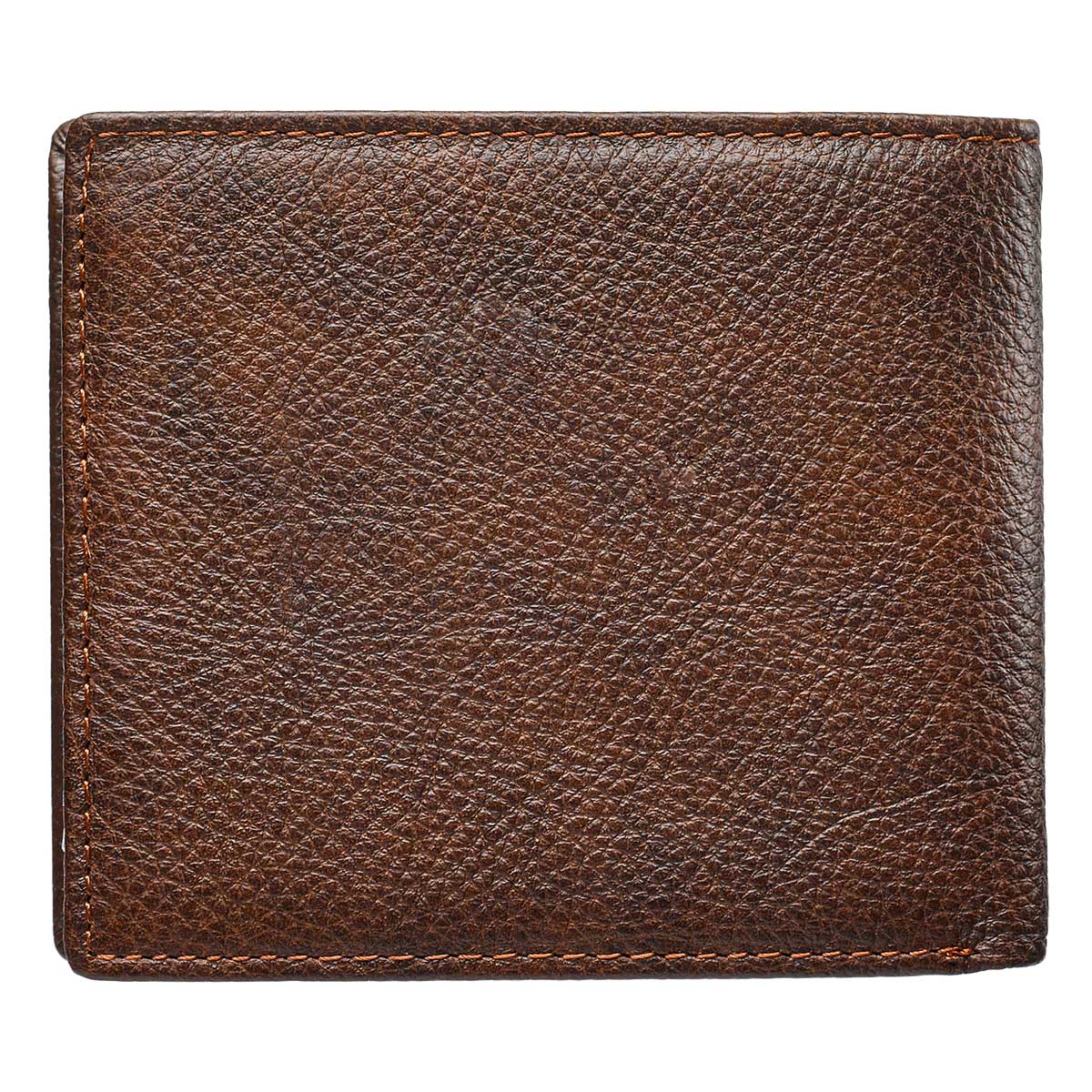 Be Strong And Courageous Brown (Genuine Leather Wallet)