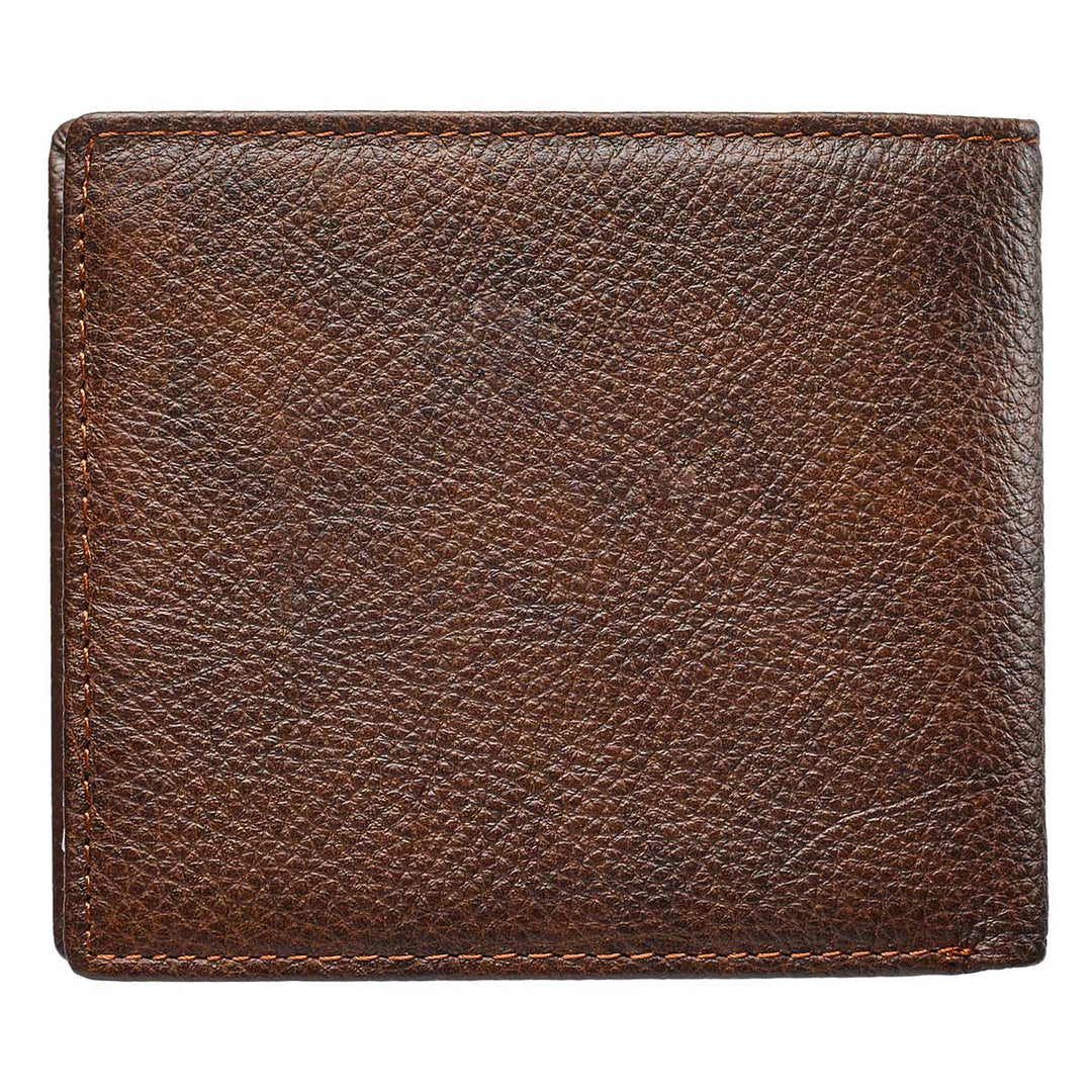 Be Strong And Courageous Brown (Genuine Leather Wallet)