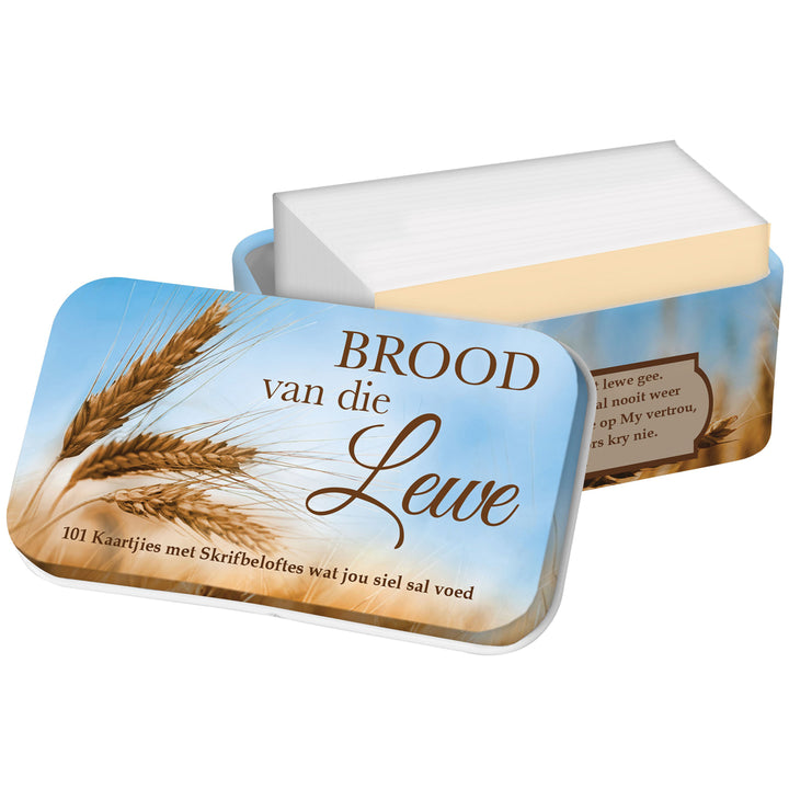 Brood Van Die Lewe Afrikaans Promise Cards In Tin