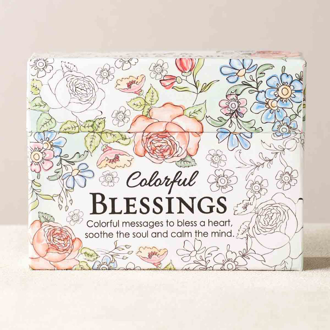 Colorful Blessings (Coloring Boxed Cards)