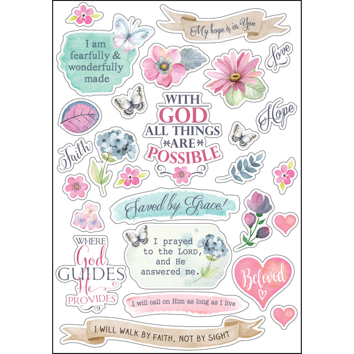 Bible Journaling Stickers (Set Of 3)(Journaling Stickers)