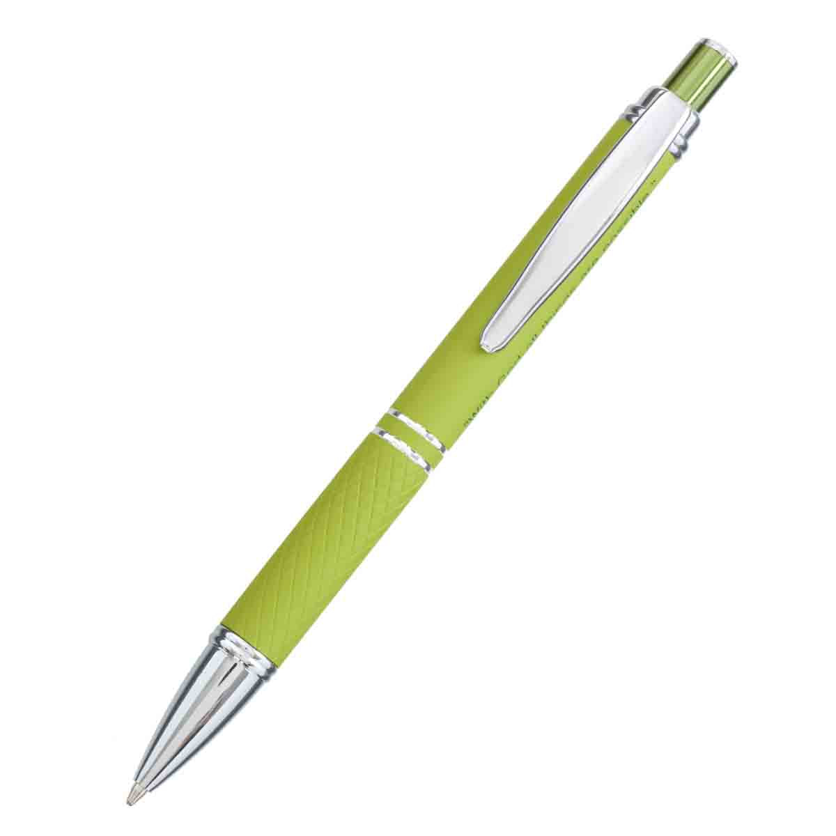 Matthew 19:26 All Things Possible Green (Metal Pen In Tube)