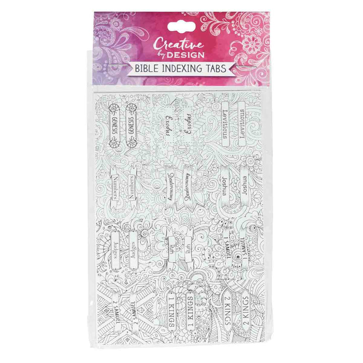 Peel And Stick Coloring Bible Indexing Tabs - Set Of 6