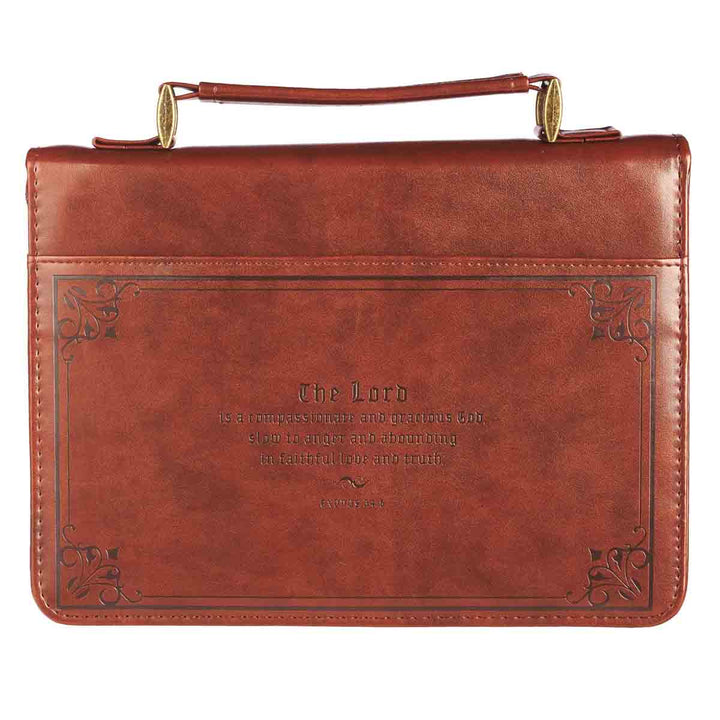 Names of God Brown Faux Leather Bible Bag